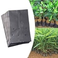 thumbnail image 6 of GYZEE 100Pcs Thicken Nursery Bags Plant Grow Bags Pots Flower Planting Bags 17x35cm, 6 of 6