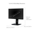 thumbnail image 4 of ViewSonic VG2248 22 Inch IPS 1080p Ergonomic Monitor with HDMI DisplayPort USB and 40 Degree Tilt for Home and Office, 4 of 5