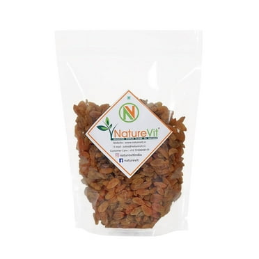 Organic Natural Seedless Green Raisins By Nature Vit 2kg, | Rich In Iron Nutritious Dried Grapes Kishmish Good For Health | 70.5 Ounce