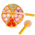 thumbnail image 1 of 27pcs Pizza Wooden Toys Food Cooking Simulation Tableware Children Kitchen Pretend Play Toy Fruit Vegetable Cutting Game, 1 of 7