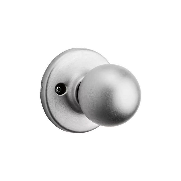 Kwikset Polo Satin Chrome Privacy Knob Right or Left Handed Kwikset Polo Satin Chrome Privacy Knob Right or Left Handed