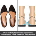 thumbnail image 3 of Medial & Lateral Heel Wedge Silicone Insoles - Corrective Adhesive Inserts for Foot Alignment, 3 of 8