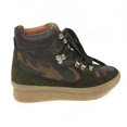 thumbnail image 2 of Shellys London Tristen Camo Suede Ankle Sneaker Lace up Wedge Heeled Booties (7), 2 of 2