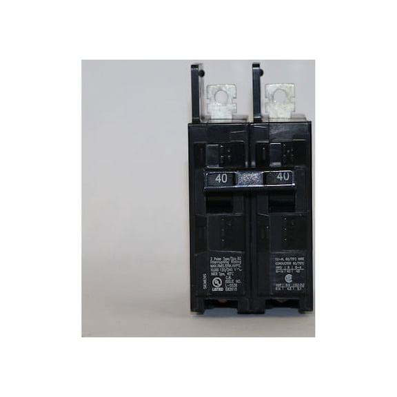 Siemens BQ2B040 40-Amp 2-Pole 120/240-Volt 10KAIC Lug In/Lug Out Circuit Breaker