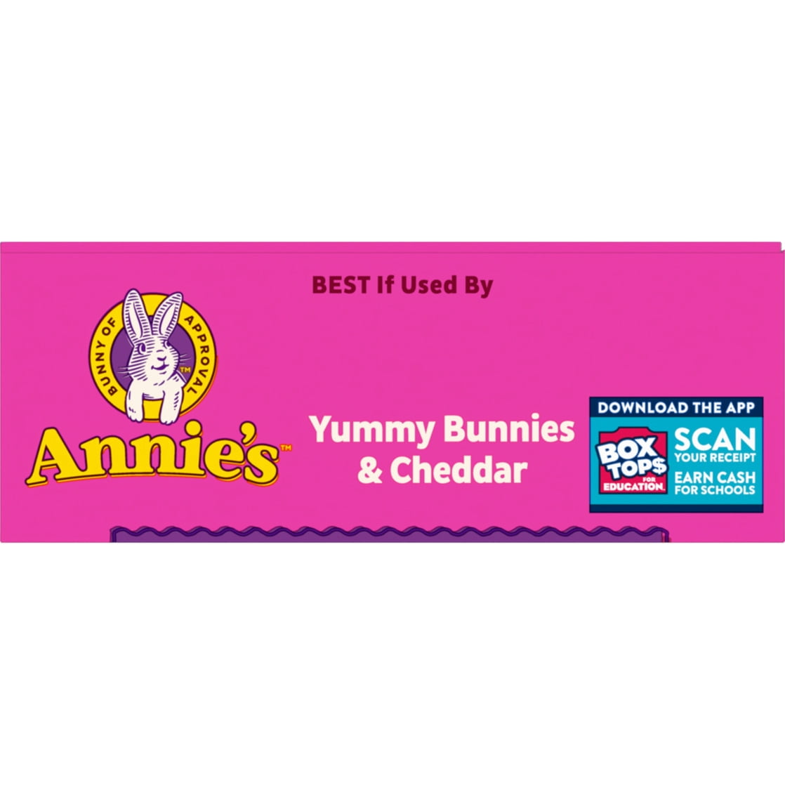 (12 pack) Annie's Yummy Bunnies and Cheddar, Made with Real Cheese and Organic Pasta, 6 oz