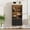 Black, variant on TROPOW Glass Door Pantry Cabinet, Kitchen Storage Cabinet with 2 Drawers, Tall Display Sideboard Cabinet with Shelves for Living Room, Office, Entryway, Buffet Cabinet