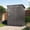 Gray - 5X3 FT - Pitched roof, variant on Metal Outdoor Storage Shed 5X3 FT with Pitched Roof, Lockable Door for Garden and Patio(Base not included)