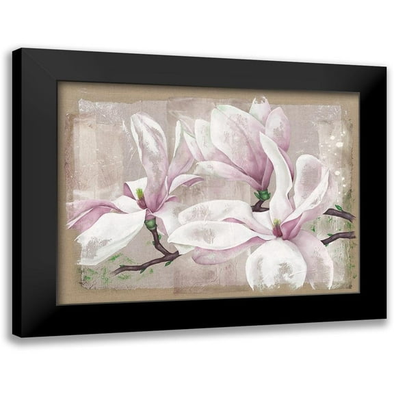 Cadoret, Virginie 14x12 Black Modern Framed Museum Art Print Titled - Magnolia