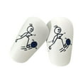 thumbnail image 1 of Mini espinilleras de fútbol para niños, equipo de protección portátil, protector de pierna absorbente de golpes, espinilleras de entrenamiento de fútb Azul, 1 of 8