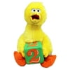 Sesame Street Big Bird Holding a #2 Block Medium Size Plush Toy (14in)
