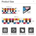 thumbnail image 3 of Yayeee Faucet Mat for Kitchen Sink 14.7" Diatomite Long Splash Guard Pad, White Checkered Pattern, 3 of 7