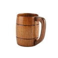 thumbnail image 4 of de madera de 400 ml, taza de café de viaje de madera, taza para beber , taza de madera , para celebración, camping, Macarena Taza de bebida, 4 of 8