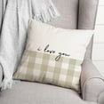 thumbnail image 3 of Creative Products I Love You a Bushel and a Peck 18x18 Spun Poly Pillow, 3 of 3
