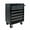 Black + Steel, variant on 5 Drawer Tool Chest with Wheels, Locking Steel Tool Storage Cabinet for Garage, 24.25x12.99x29.33 Inches, Red, Mobile Workshop Trolley