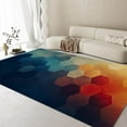 thumbnail image 3 of 4x5ft Abstract Art Design Deco Area Rug Multicolor Dark Gradient Art Deco Rug, Non Slip Washable Non-Shedding Foldable Short Pile Carpet For Kids Playroom,Dining,Home,Decor,Office, 3 of 7
