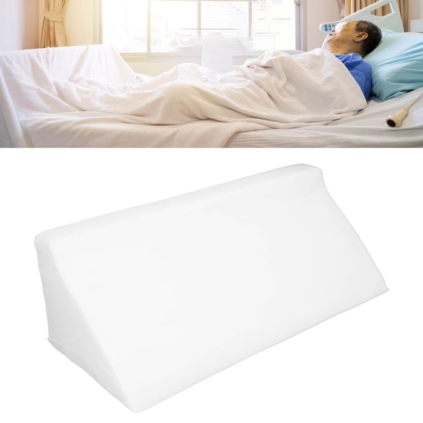 Almohada De Cuña Lateral Para El Cuerpo, Almohada De Cuña Para Cama Triangular, Fácil De Limpiar, Esponja De Alta Densidad, Cremallera Oculta Multifuncional Para Recuperación
