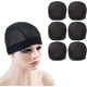 thumbnail image 1 of 6 piezas (negras) de gorros de malla para pelucas para hacer pelucas, redecilla elástica para el pelo para hombres y mujeres, gorro de peluca, 1 of 4