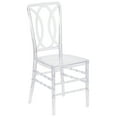 thumbnail image 2 of Flash Furniture Flash Elegance Crystal Ice Stacking Chair with Designer Back - Event Chair - UV Resistant, 2 of 12