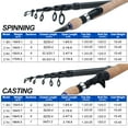 thumbnail image 5 of Sougayilang Cork Handle Fishing Rod Portable Telescopic Pole Carbon Fiber Spinning Casting Rod, 5 of 8