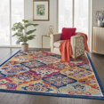 thumbnail image 7 of Nourison Persian Vintage PRV06 Navy/Orange/Magenta Indoor Area Rug - 7'10X9'10, 7 of 7