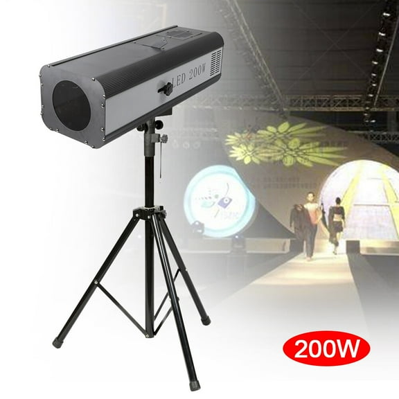 Miumaeov LED Follow Spot Focused Light Stand Spot Light Stage Effect Lighting Lamp 200W