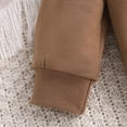 thumbnail image 5 of PEASKJP Toddler Baby Boy Clothes Outfits Long Sleeve Solid Sweatshirt and Pants 2 Piece Fall Winter Sweatsuit Set 1-5T Baby Halloween Clothes (Brown,6-12 Months), 5 of 9