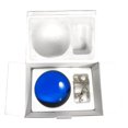 thumbnail image 2 of Amlong Crystal Blue 6 in. (150mm) Crystal Ball with Unicorn Stand, 2 of 2