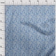 thumbnail image 3 of oneOone Viscose Chiffon Light Gray Fabric Florals Craft Projects Decor Fabric Printed By The Yard 42 Inch Wide, 3 of 4