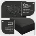 thumbnail image 3 of Snubbull 8-piece Patio Furniture Cushions, Replacement Outdoor Cushions for 3-Seat Sectional Sofa, Waterproof & Zipped, 25.6"*23.6"*4", Black, 3 of 8