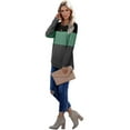 thumbnail image 3 of ONLYSHE Women Long Sleeve Tunic Top Casual Basic Pullover Sweatshirt Loose Fit Crewneck T Shirt, 3 of 7