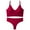 Wine, variant on asdoklhq Summer Fall Sports Bras for Women 2025,Womens Fashion Plus Clearance Women's No-steel Ring Gathering No-marking Breathable Sling Sports Underwear Briefs Suit