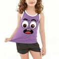 thumbnail image 3 of Tdoqot Boys Girls Graphic Tank Tops- Soft Casual Sleeveless Cute Summer Shirts Purple Size 3 Years, 3 of 5