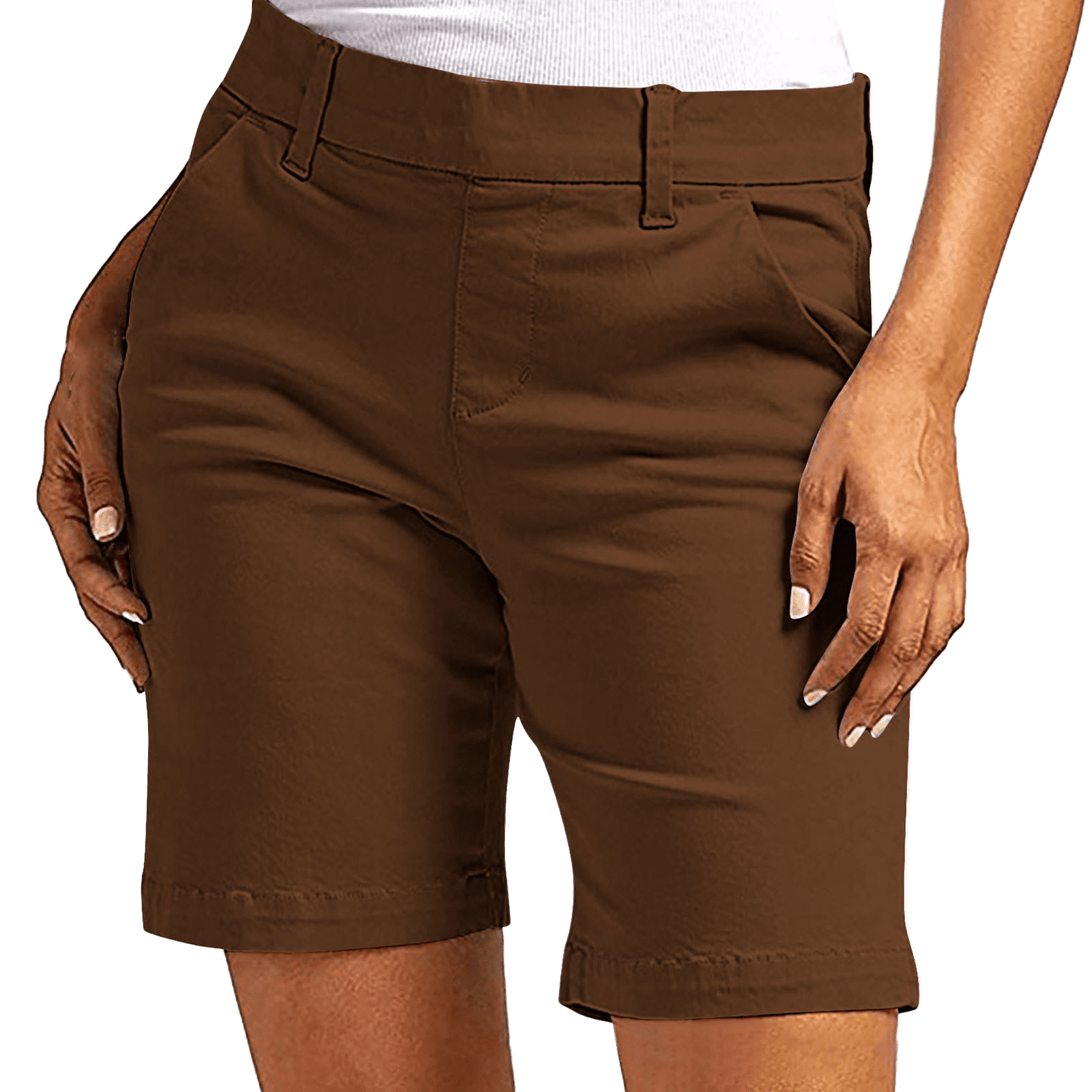 MGCWSH Womens Bermuda Golf Shorts- Quick Dry Active Shorts