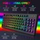 thumbnail image 4 of Teclado para juegos Perfke con cable 87 teclas retroiluminación RGB, 4 of 9