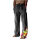 thumbnail image 2 of Pantalones largos de verano para hombre, de algodón y lino, con pierna ancha, estampados, con cordones, para deportes y vacaciones, 2 of 7