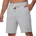thumbnail image 6 of Men's Cotton Shorts Casual Elastic Waist Drawstring Summer Beach Vacation Yoga Golf Shorts with Zipper Pockets, 6 of 7
