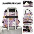 thumbnail image 3 of FORMRS Mini Backpack Purse for Women Quilted Travel Daypack Casual Shoulder Bag, Purple Cute Halloween, 3 of 7