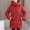 Red Coat for Winter, variant on XPMWRP Women's Quilted Puffer Solid Color Hooded Jacket Adjustable Drawstring Coat Warm Water Resistant Jackets with Pockets Black L