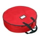 thumbnail image 2 of Contenedor de almacenamiento de corona Bolsa de almacenamiento de de Navidad 30 "Material duradero s artificiales para Navidad protege tu de vacaciones del polvo, Fanmusic Contenedor de almacenamiento de corona, 2 of 7