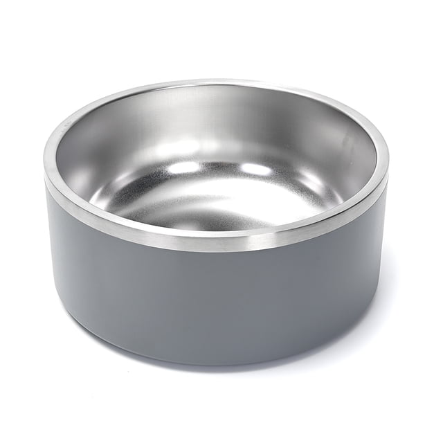 Tazón Para Mascota Acero Inoxidable Con Base Antideslizante