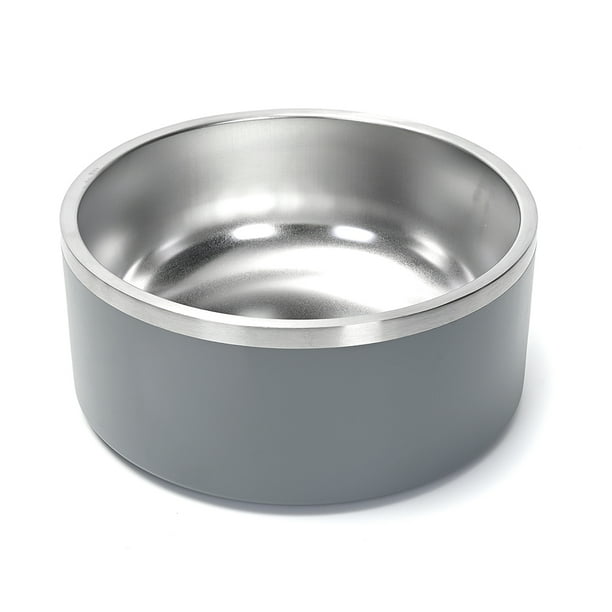 Tazón Para Mascota Acero Inoxidable Con Base Antideslizante