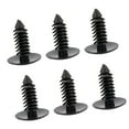 thumbnail image 6 of ZPSHYD Fastener Rivet Clip, Pack of 100 Door Trim 7.5mm Hole Plastic Push In Rivet Fastener Black, 6 of 8