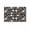 Snow Black, variant on Black White Floral Sun Shade Sail 6.5'x10' Rectangle Outdoor Shade Canopy, Farmhouse Vintage Botanical Leaves Porch Shades Outdoor Sun Blocking Screen, Sunshade Cloth Covers for Patio/Deck/Garden