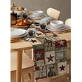 thumbnail image 6 of nqOlkjepod Texas Star Vintage Table Runner 90 Inches Long Farmhouse Dress Scarves, Western Cowboy Country Wooden Dining Tablerunner for Coffee Table/Kitchen Island/Party Décor, 13" x 90", 6 of 8