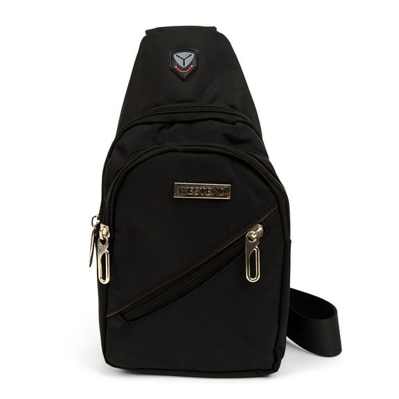 WESTEND Crossbody Nylon Sling Bag Backpack with Adjustable Strap