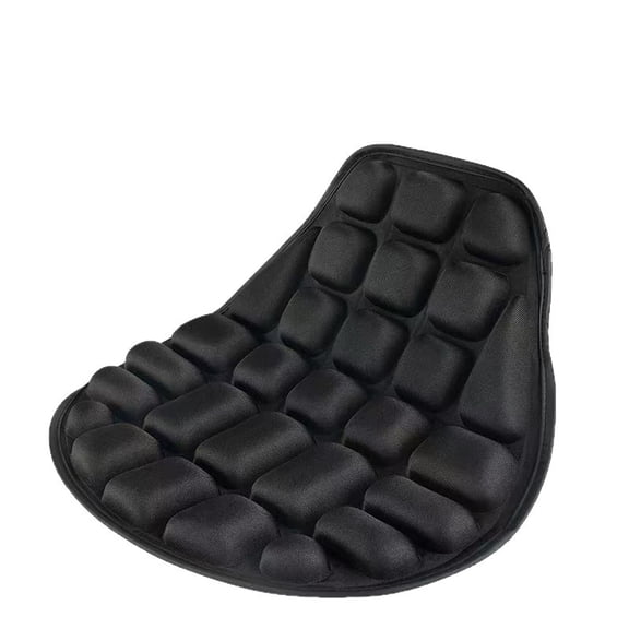 Motorcycle Breathable Seat Pad 3D Honeycomb Structure Seats Cushion,Compact and Easy to Install black