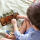 thumbnail image 5 of Aprendizaje en casa. Desarrollo educativo preescolar. Pack de rompecabezas de madera de frutas y verduras de colores. Juguetes y juegos de formas para niños y niñas, 5 of 5