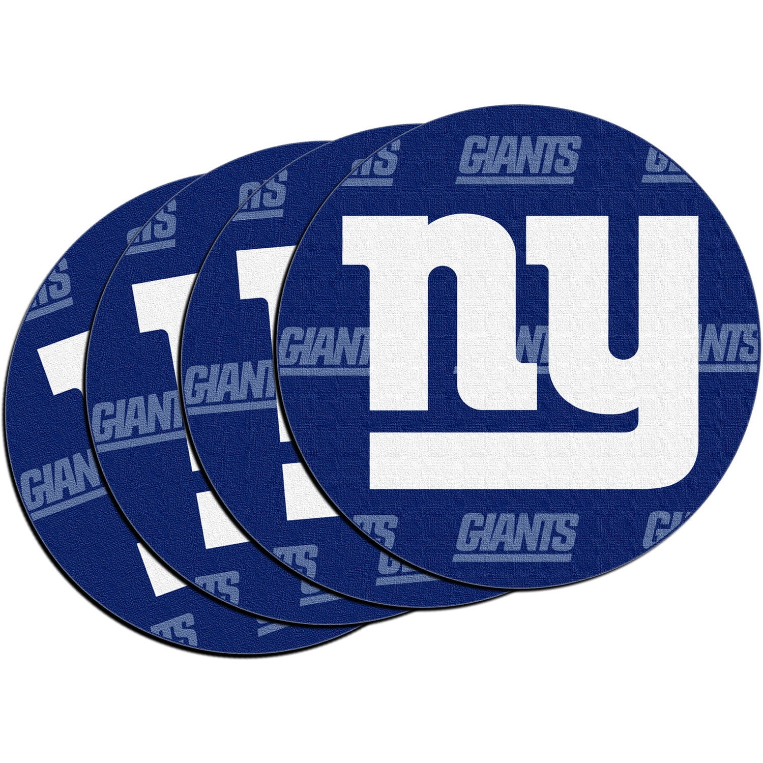 NFL New York Giants 8Pack Neoprene Car Coasters