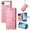 Pink, variant on Lovely Animal Pattern Wallet Flip Case for iPhone Air, PU Leather Magnetic Closure Card Holder Lanyard Kickstand Phone Cover for iPhone Air, Blue