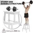 thumbnail image 5 of Houchics Step Stools for Adults,Wooden Step Stool with 400lb,Wood StepStool Heavy Duty Kitchen Step Stool, Stepping Stool Suitable for Bedroom,Kitchen,Bathroom(White), 5 of 5